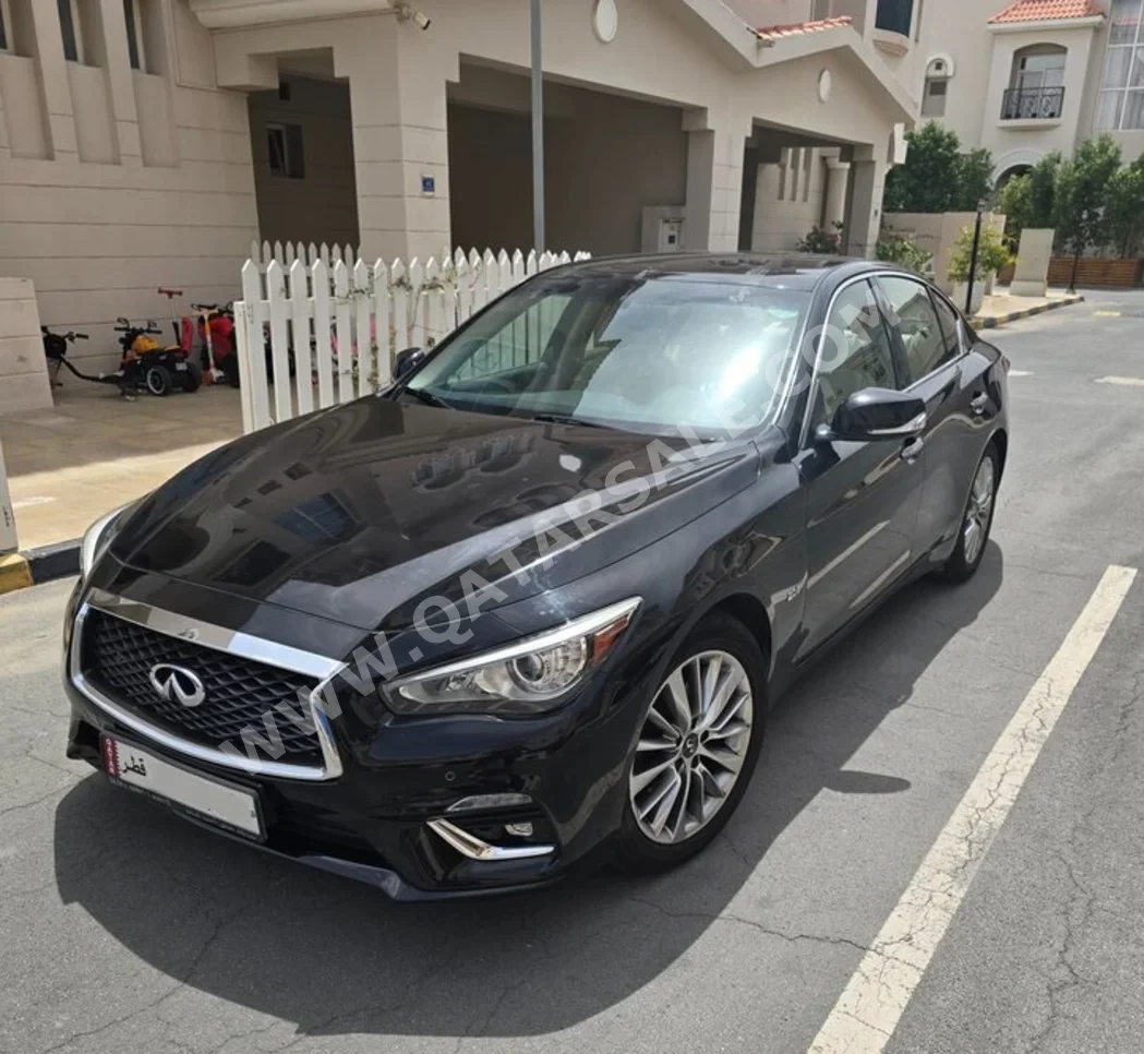 Infiniti Q 50 2018 Automatic 62,000 Km 4 Cylinder Front Wheel Drive (FWD) Sedan Black
