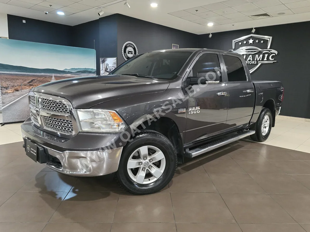 دودج رام اس ال تي 2016 اوتوماتيك 248,142 كم 8 سلندر دفع رباعي بيكب رمادي