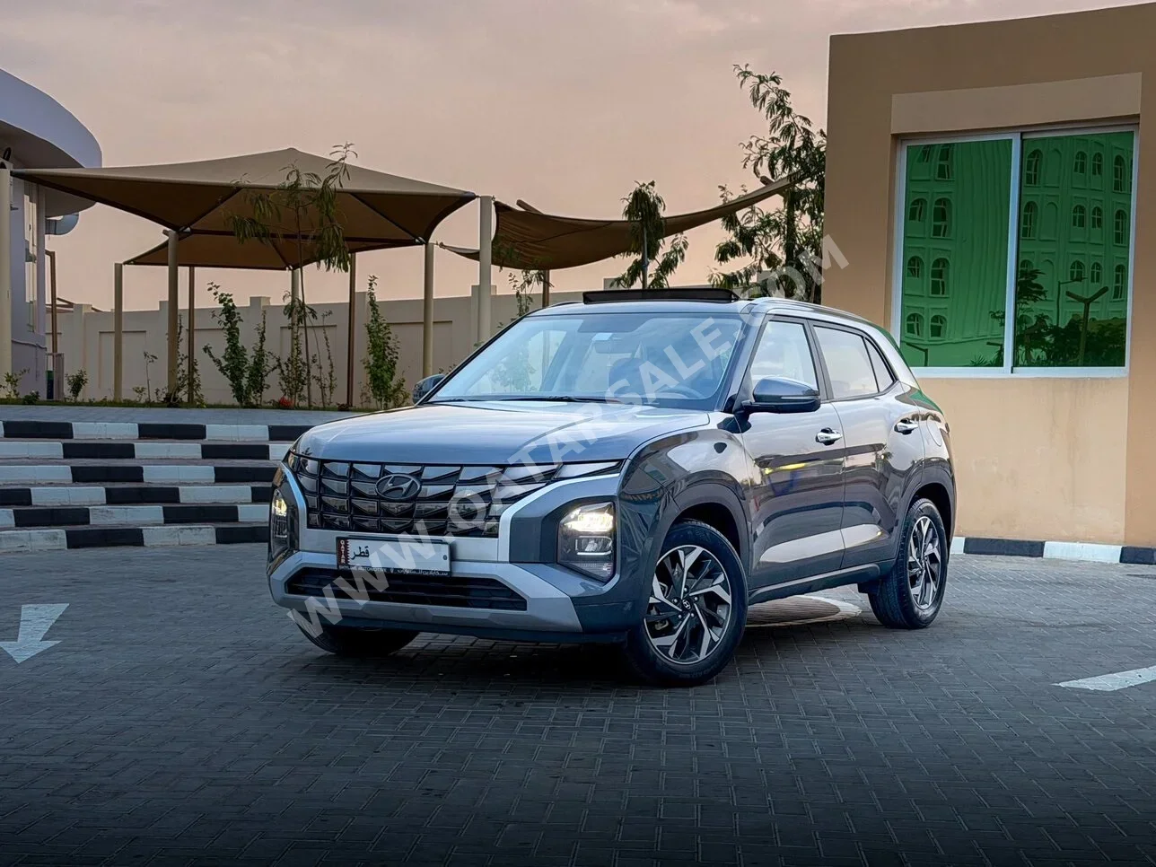 Hyundai Creta Deluxe 2024 Automatic 65,000 Km 4 Cylinder Front Wheel Drive (FWD) SUV Carpathian grey With Warranty