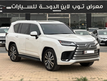 Lexus  LX  600 Luxury  2023  Automatic  59,000 Km  6 Cylinder  Four Wheel Drive (4WD)  SUV  White  With Warranty