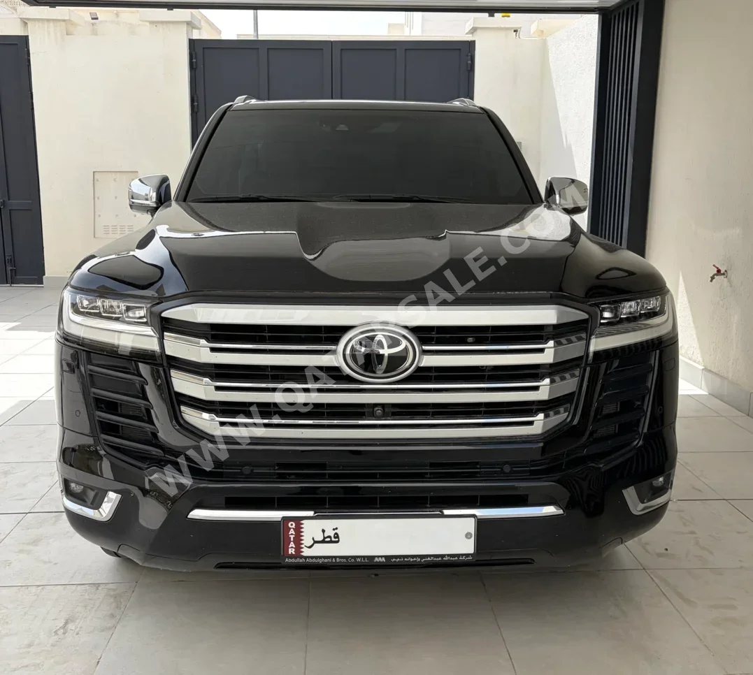 تويوتا لاند كروزر في اكس ار توين توربو 2023 اوتوماتيك 104,500 كم 6 سلندر دفع رباعي اس يو في أسود