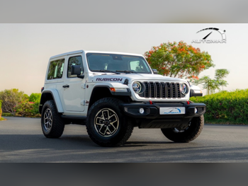 Jeep  Wrangler  Rubicon  2025  Automatic  0 Km  4 Cylinder  Four Wheel Drive (4WD)  SUV  White  With Warranty