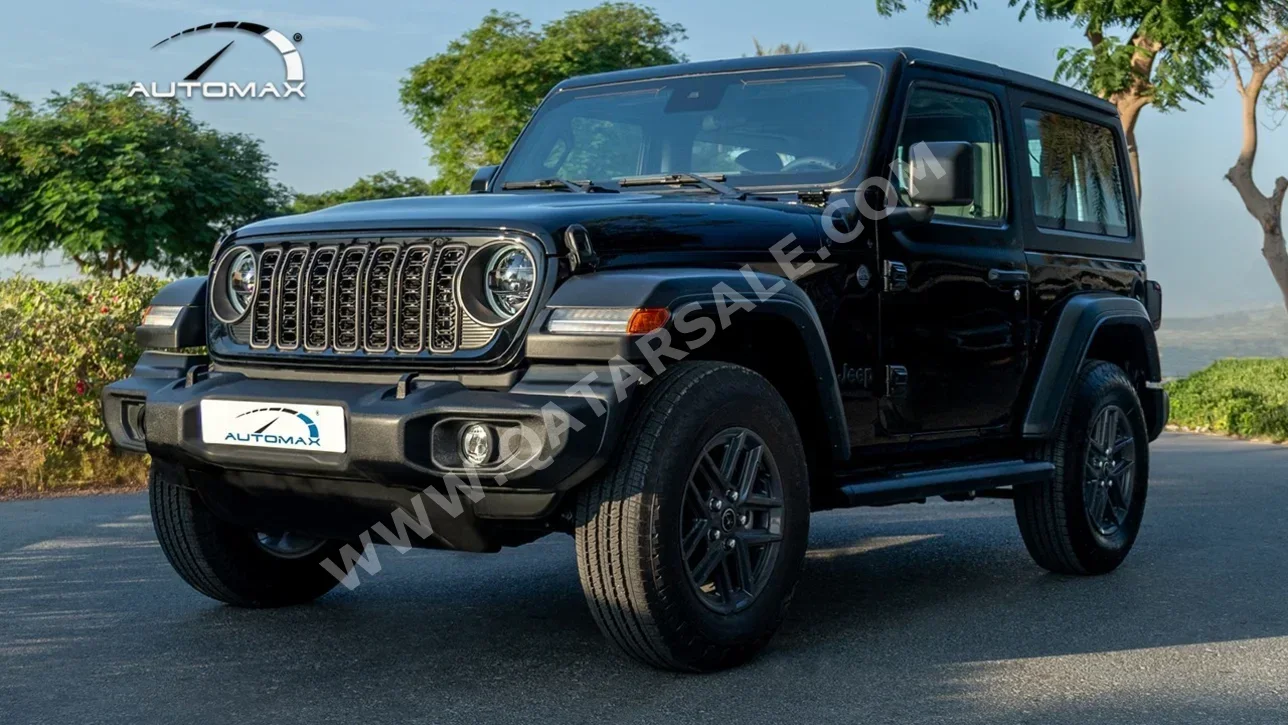 Jeep Wrangler Sport Plus 2025 Automatic 0 Km 4 Cylinder Four Wheel Drive (4WD) SUV Black With Warranty