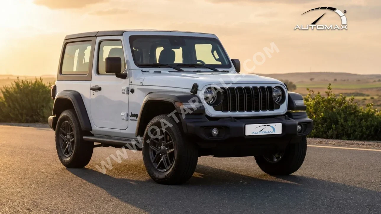 جييب رانجلار سبورت بلس 2026 اوتوماتيك 0 كم 4 سلندر دفع رباعي اس يو في أبيض تحت الضمان