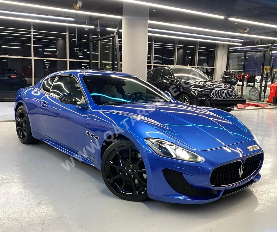 Maserati GranTurismo S 2013 Automatic 77,000 Km 8 Cylinder Rear Wheel Drive (RWD) Coupe / Sport Blue