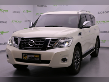 Nissan  Patrol  Platinum  2016  Automatic  154,000 Km  8 Cylinder  Four Wheel Drive (4WD)  SUV  White
