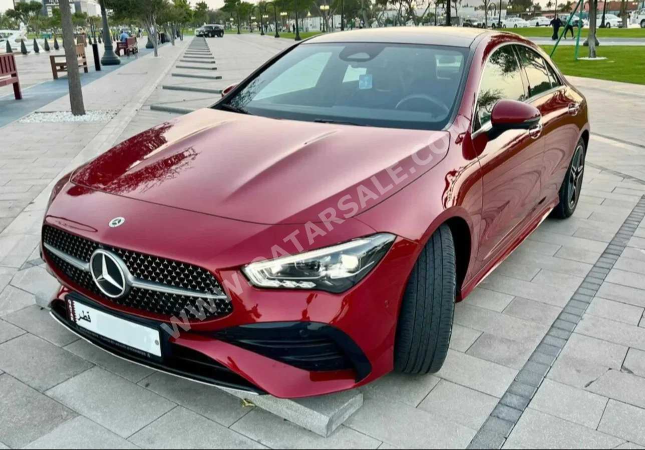 Mercedes-Benz CLA 250 AMG 2024 Automatic 19,600 Km 4 Cylinder Rear Wheel Drive (RWD) Sedan Red With Warranty