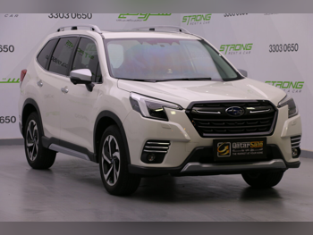 Subaru  Forester  2025  Automatic  42,500 Km  4 Cylinder  Four Wheel Drive (4WD)  SUV  Pearl  With Warranty