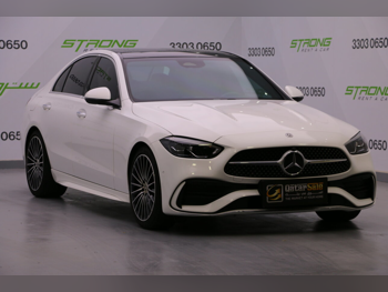 مرسيدس - بنز  سي - كلاس  200  2024  اوتوماتيك  44,000 كم  4 سلندر  دفع خلفي  سيدان  أبيض  تحت الضمان