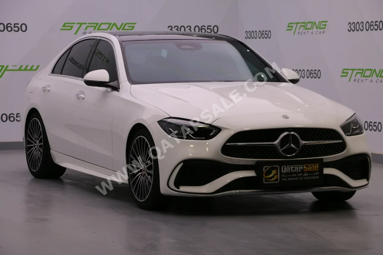 Mercedes-Benz  C-Class  200  2024  Automatic  44,000 Km  4 Cylinder  Rear Wheel Drive (RWD)  Sedan  White  With Warranty