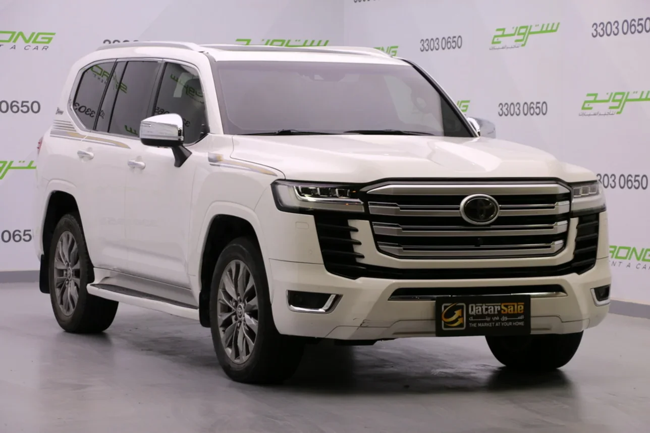 تويوتا لاند كروزر في اكس ار توين توربو 2022 اوتوماتيك 129,000 كم 6 سلندر دفع رباعي اس يو في أبيض