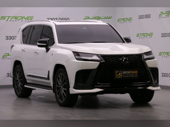 لكزس  ال اكس  600 اف سبورت  2025  اوتوماتيك  39,000 كم  6 سلندر  دفع رباعي  اس يو في  أبيض  تحت الضمان