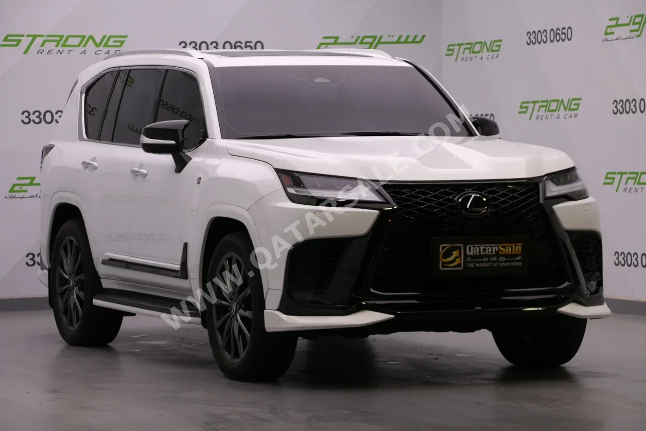 Lexus LX 600 F Sport 2025 Automatic 39,000 Km 6 Cylinder Four Wheel Drive (4WD) SUV White With Warranty