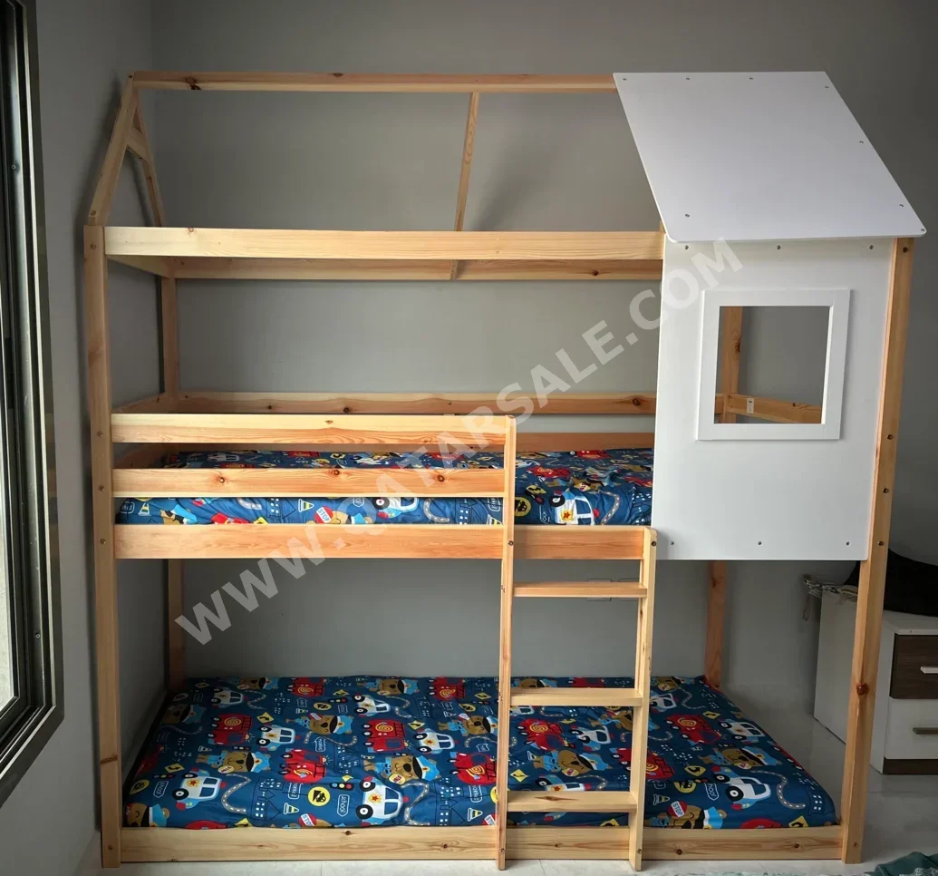أسّرة الأطفال - سرير بطابقين  - بنى