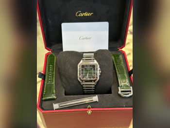 ساعات - كارتير - ساعات ميكانيكية - فضة - ساعات للجنسين