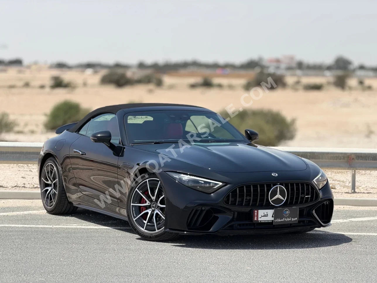 Mercedes-Benz  SL  55 AMG  2022  Automatic  9,000 Km  8 Cylinder  All Wheel Drive (AWD)  Convertible  Black