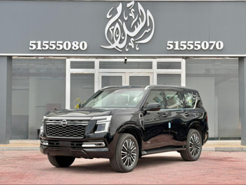 نيسان  باترول  بلاتينيوم تيربو  2026  اوتوماتيك  0 كم  6 سلندر  دفع رباعي  اس يو في  أسود  تحت الضمان