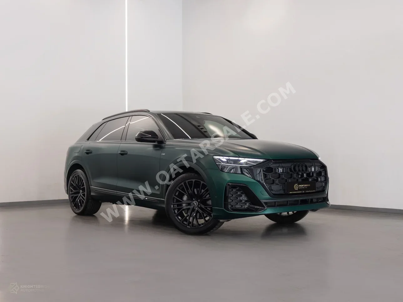 اودي  كيو 8  اس لاين  2025  اوتوماتيك  4,120 كم  8 سلندر  دفع كلي مستمر  اس يو في  أخضر  تحت الضمان