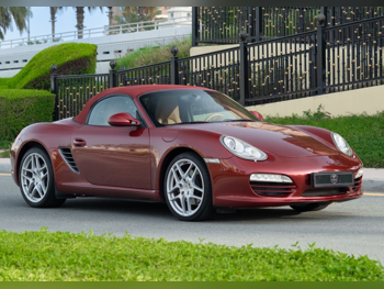Porsche Boxster 2012 Automatic 80,000 Km 4 Cylinder Rear Wheel Drive (RWD) Coupe / Sport Maroon