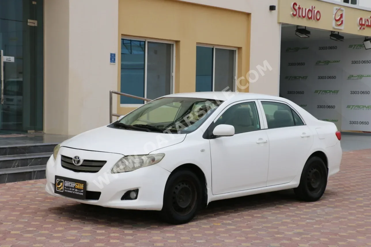 تويوتا كورولا اكس ال اي 2008 اوتوماتيك 398,000 كم 4 سلندر سحب امامي سيدان أبيض