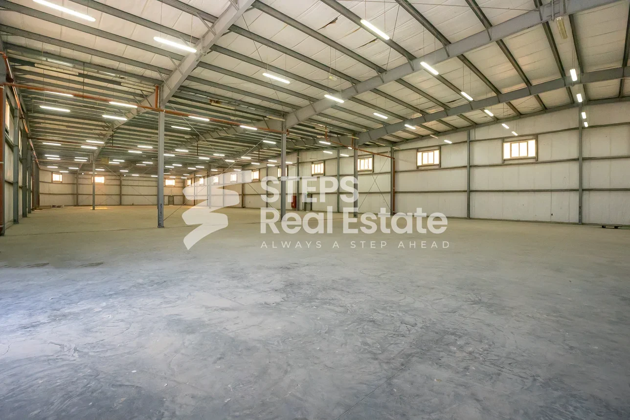 Warehouses & Stores - Al Wakrah  - Barkit Al Awamer  -Area Size: 3600 Square Meter