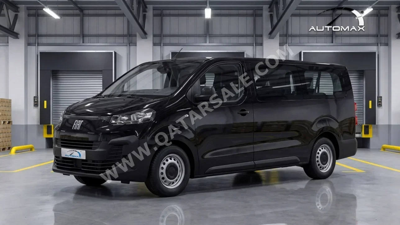 فيات  دوكاتو  2025  اوتوماتيك  0 كم  4 سلندر  سحب امامي  فان \ باص  أسود  تحت الضمان