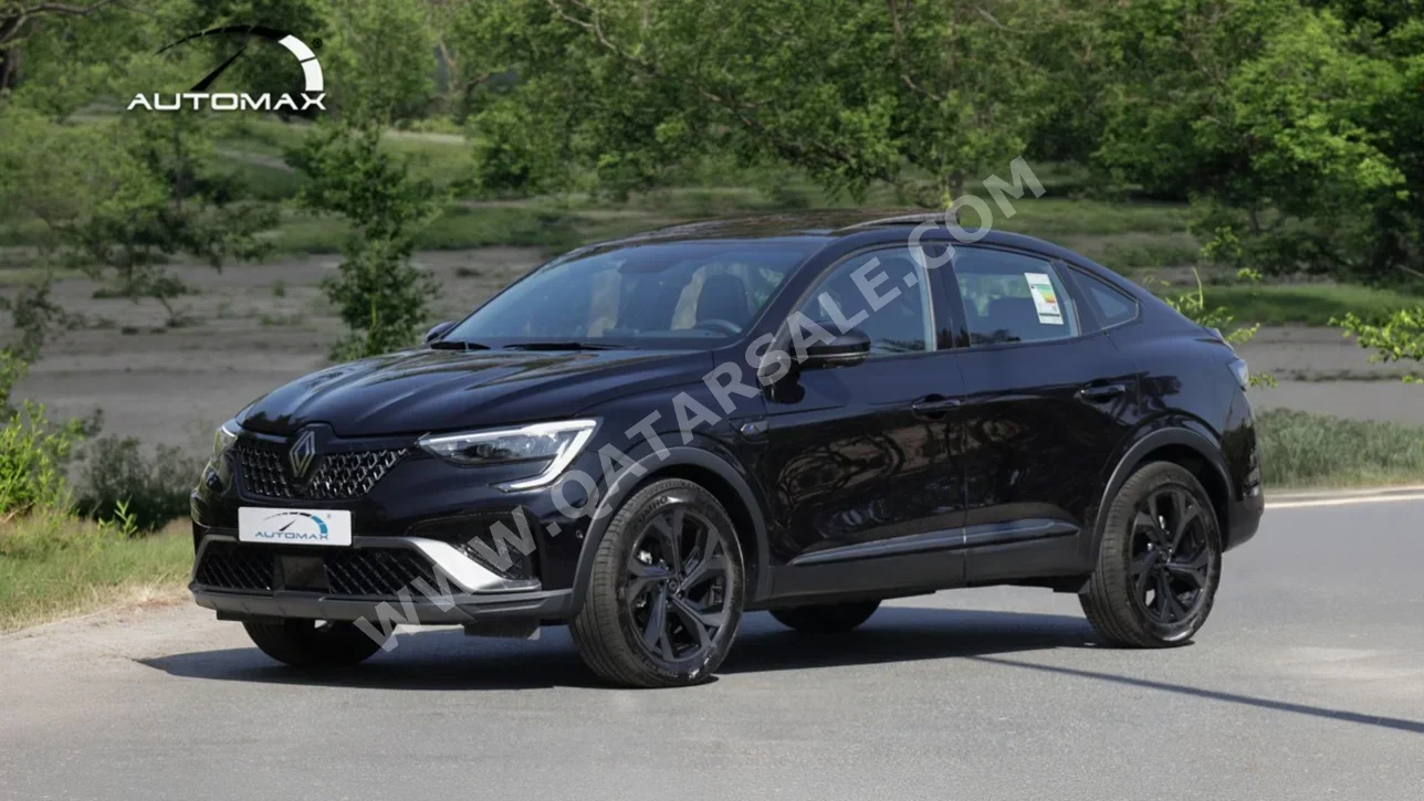 رينو  اركانا  2025  اوتوماتيك  0 كم  4 سلندر  سحب امامي  اس يو في  أسود  تحت الضمان