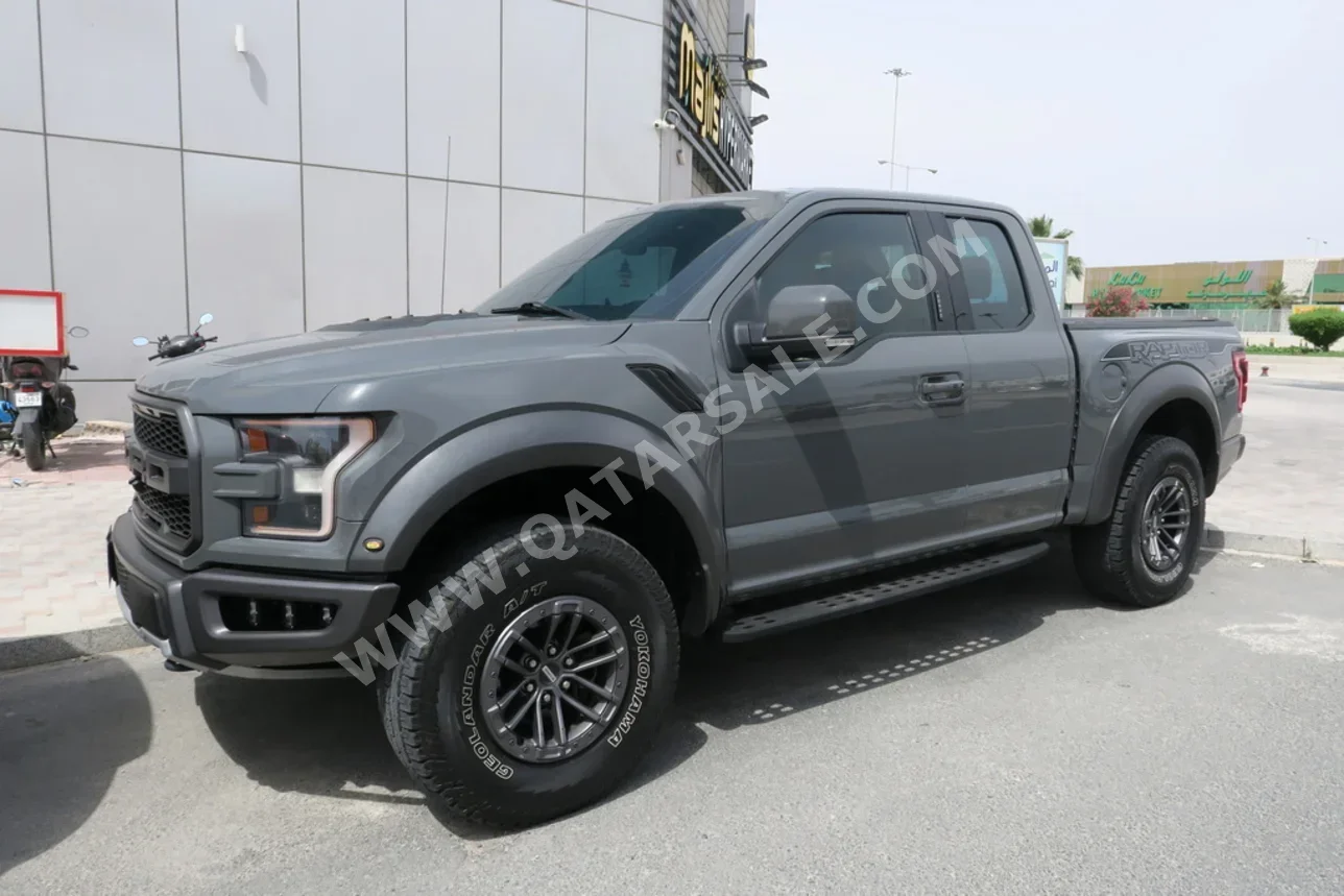 فورد رابتر 2020 اوتوماتيك 102,000 كم 6 سلندر دفع رباعي بيكب رمادي