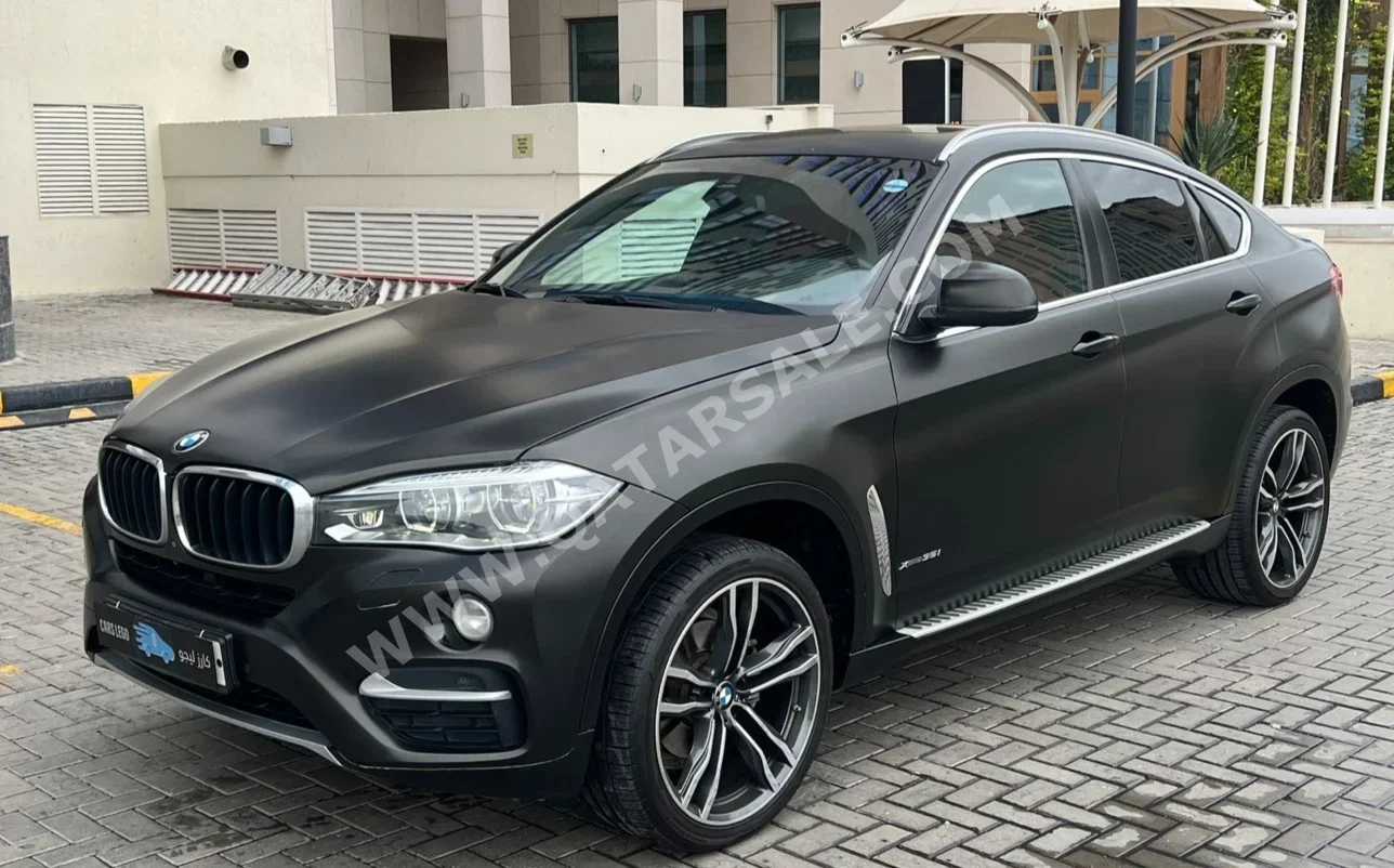 BMW  X-Series  X6  2016  Automatic  33,000 Km  6 Cylinder  Four Wheel Drive (4WD)  SUV  Black