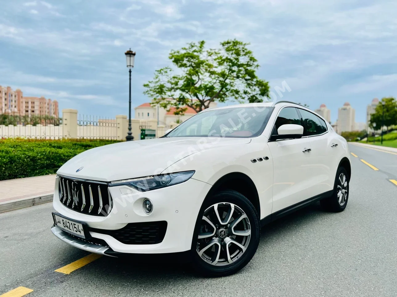 Maserati  Levante  S  2021  Automatic  69,000 Km  6 Cylinder  All Wheel Drive (AWD)  SUV  White  With Warranty