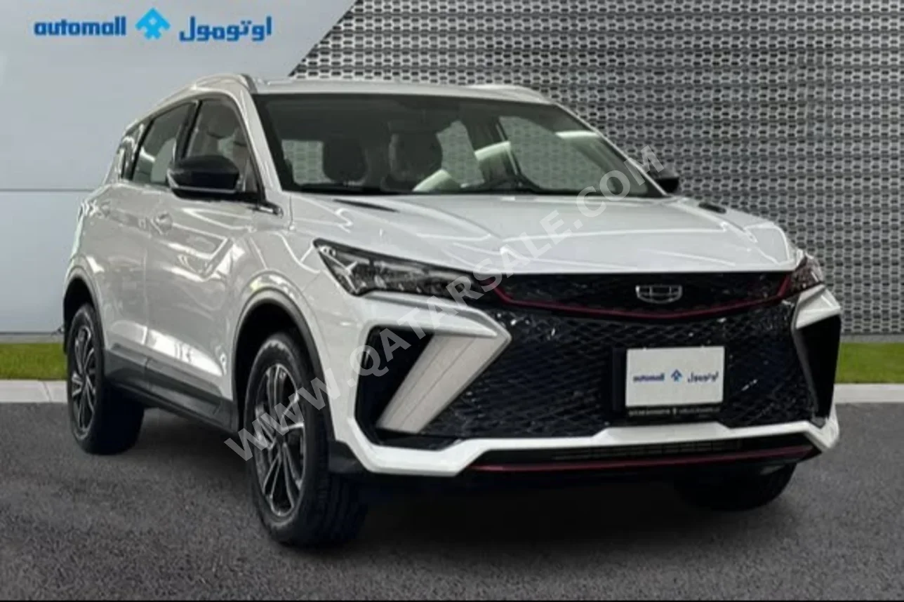 Geely  Coolray  2024  Automatic  28,842 Km  4 Cylinder  Front Wheel Drive (FWD)  SUV  White  With Warranty
