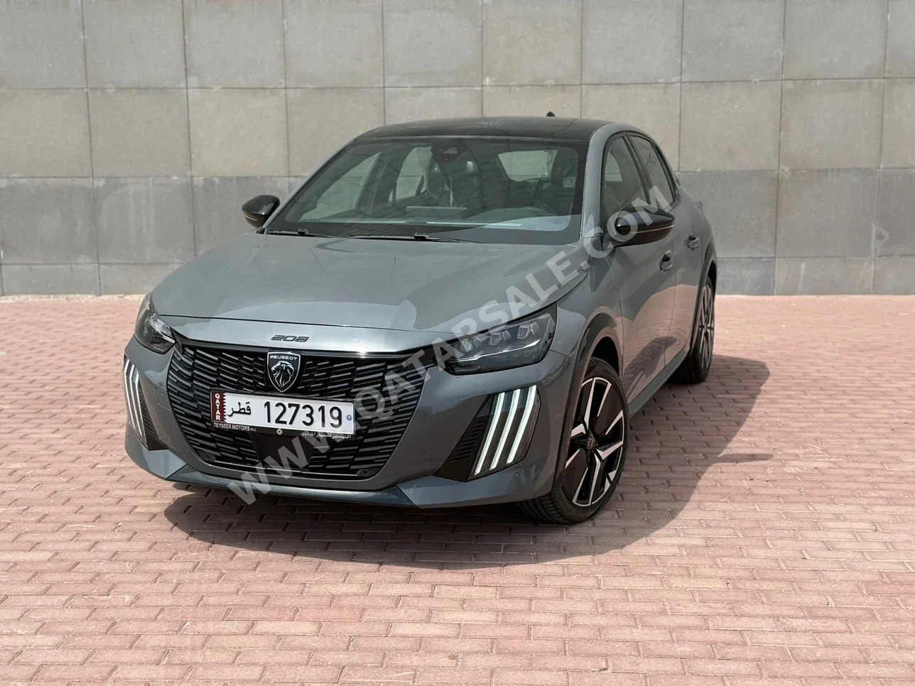 Peugeot  208  GT Line  2025  Automatic  400 Km  4 Cylinder  Front Wheel Drive (FWD)  Hatchback  Dark Gray  With Warranty