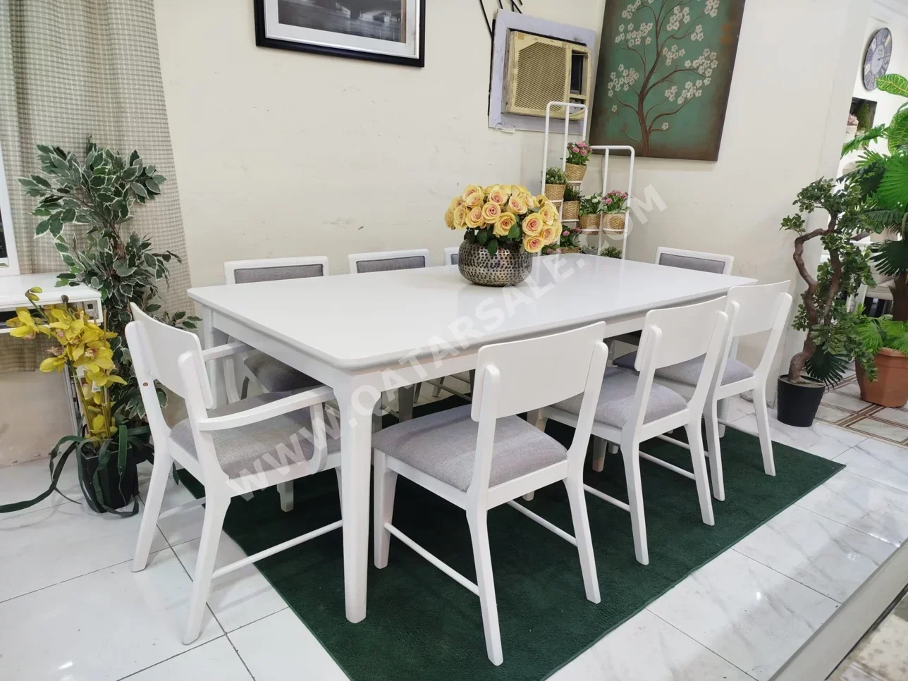 Tables & Sideboards Table & Chairs  - Home Center  - White