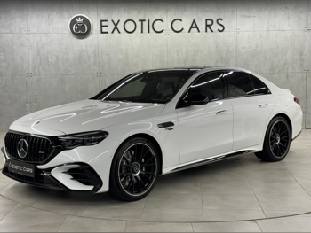 مرسيدس - بنز  اي - كلاس  53 AMG  2026  اوتوماتيك  633 كم  6 سلندر  دفع خلفي  سيدان  أبيض  تحت الضمان