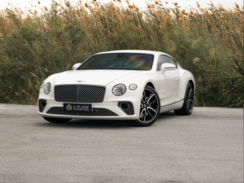 Bentley  Continental  GT  2019  Automatic  60,000 Km  12 Cylinder  All Wheel Drive (AWD)  Coupe / Sport  White  With Warranty