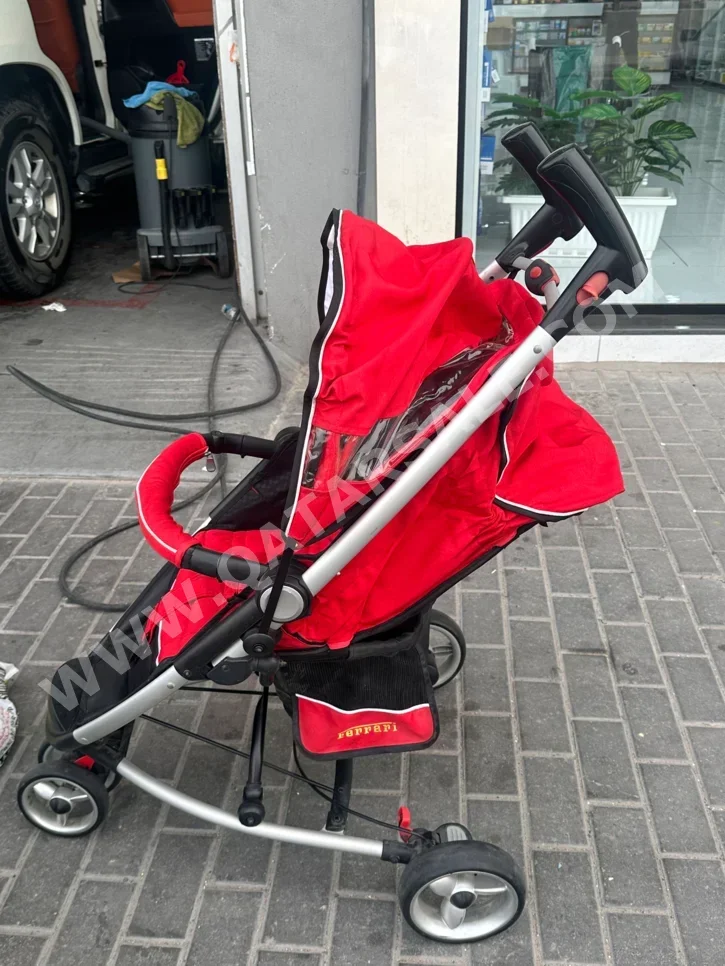 عربات الأطفال عربة فردية  أحمر  3-6 سنوات  25 كغ