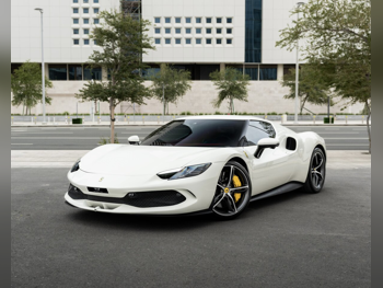 Ferrari  296  GTB  2024  Automatic  6,000 Km  6 Cylinder  Rear Wheel Drive (RWD)  Coupe / Sport  White  With Warranty