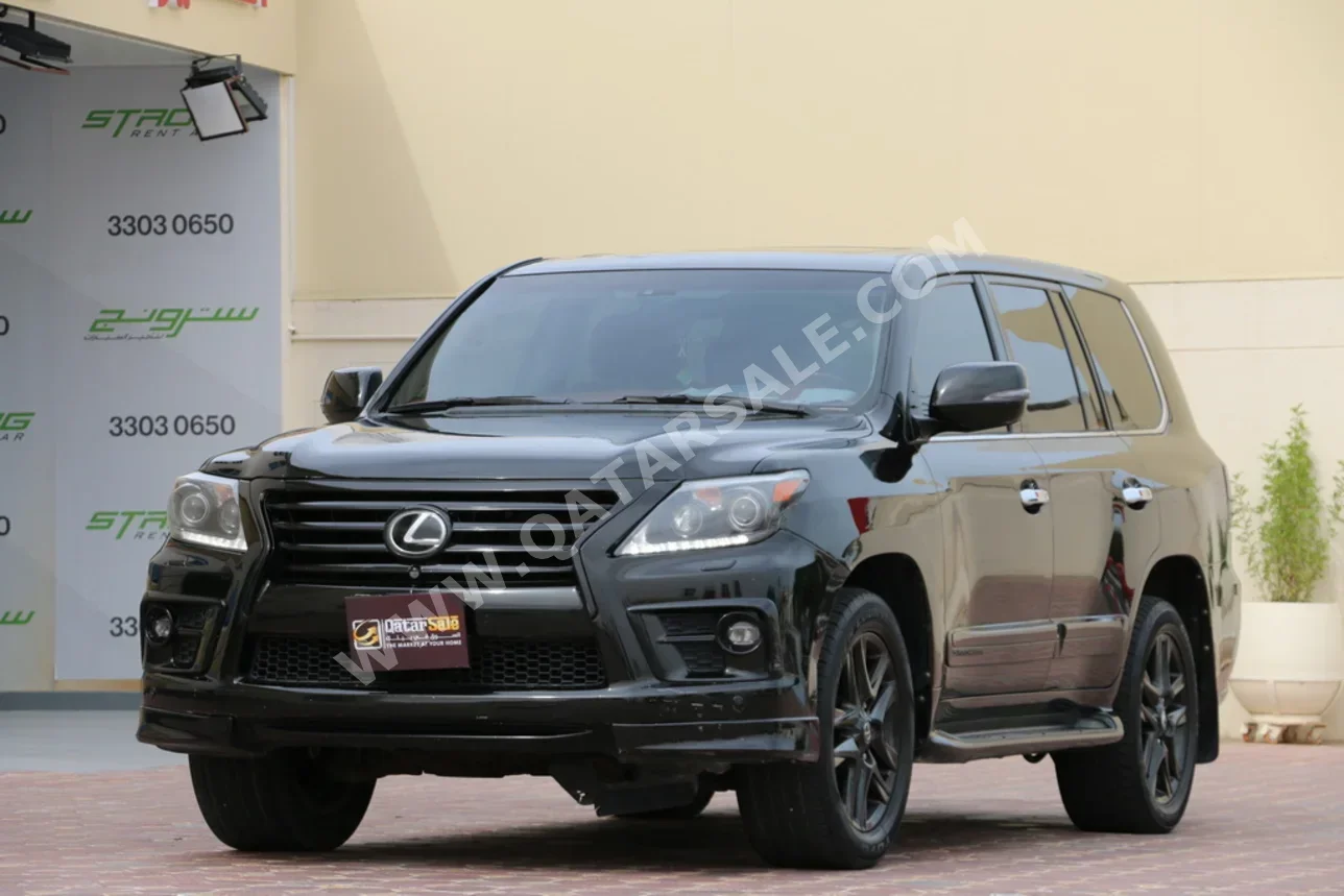 لكزس  ال اكس  570  2012  اوتوماتيك  512,000 كم  8 سلندر  دفع رباعي  اس يو في  أسود