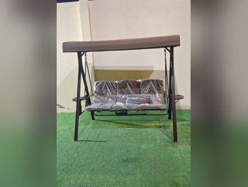 أثاث اخارجي - بنى  - كرسي معلق  -عدد المقاعد 3