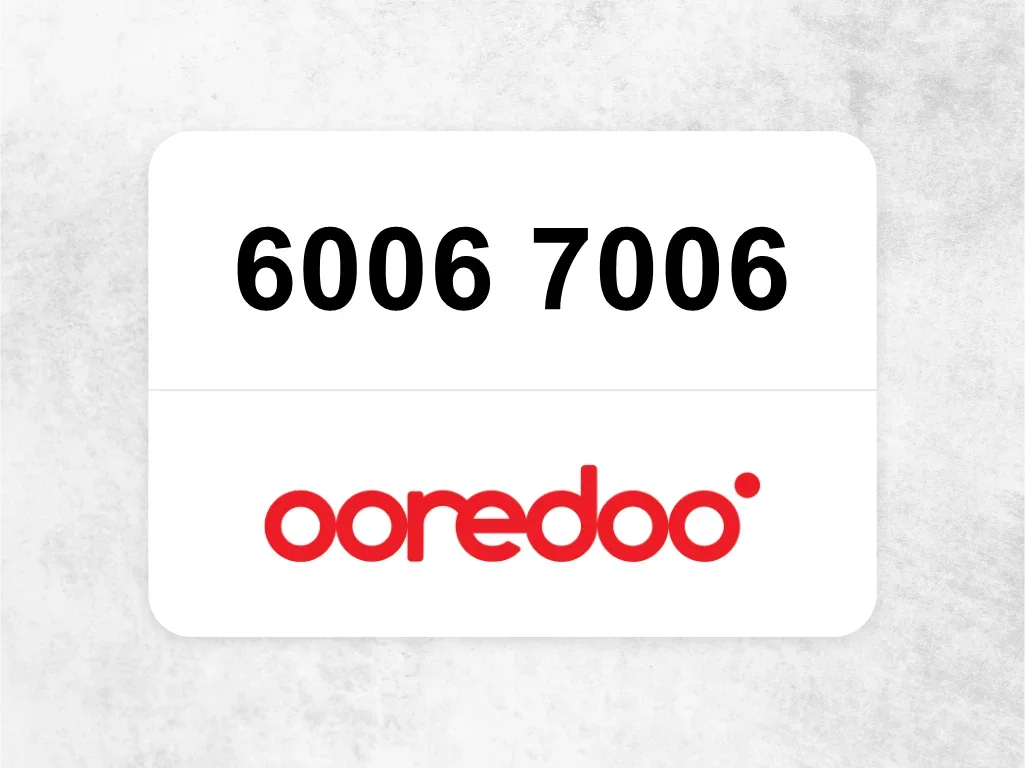 Ooredoo Mobile Phone  6006 7006