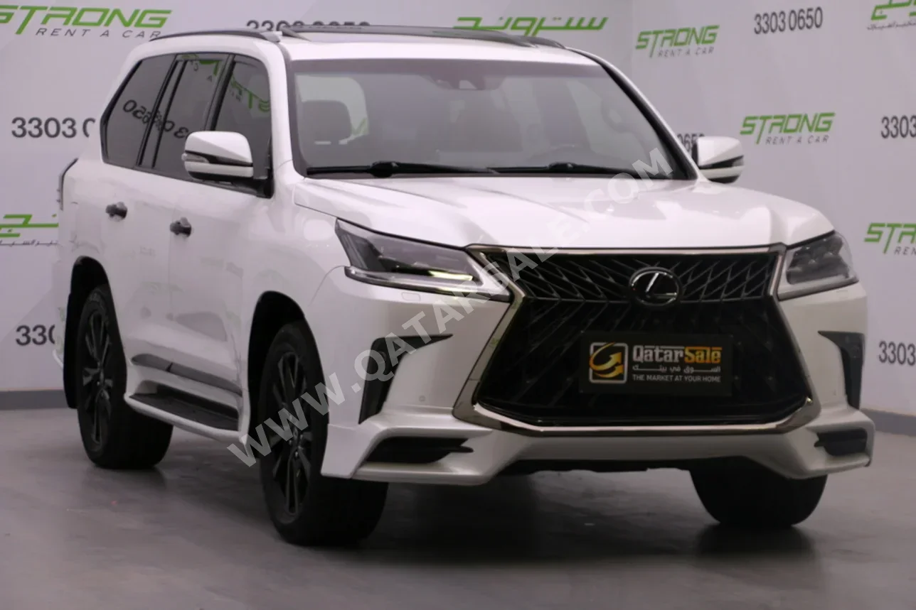 لكزس  ال اكس  570 اس بلاك ايديشن  2020  اوتوماتيك  161,000 كم  8 سلندر  دفع رباعي  اس يو في  أبيض