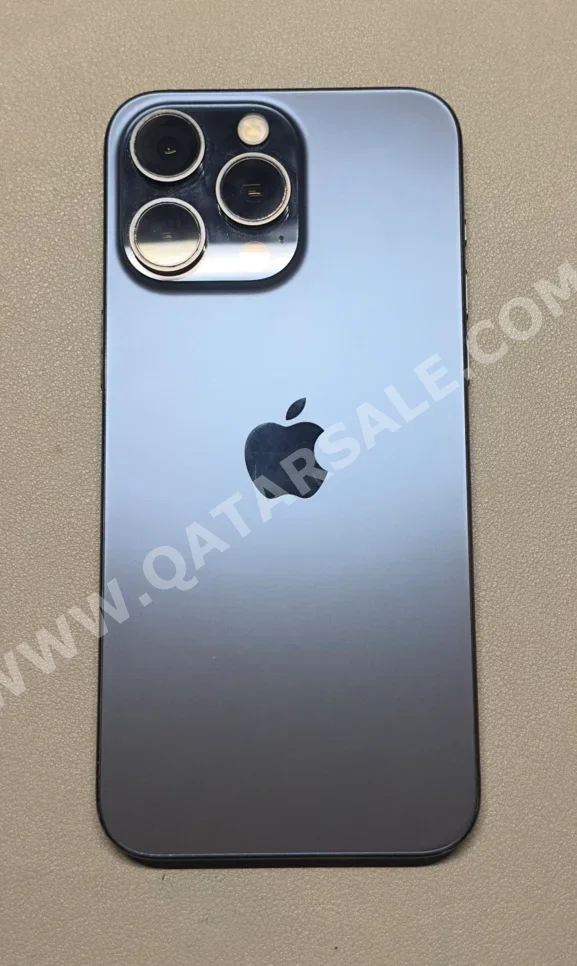 هواتف نقالة ابل  - ايفون 15  - برو ماكس  - تيتانيوم أزرق  - 256 جيجابايت