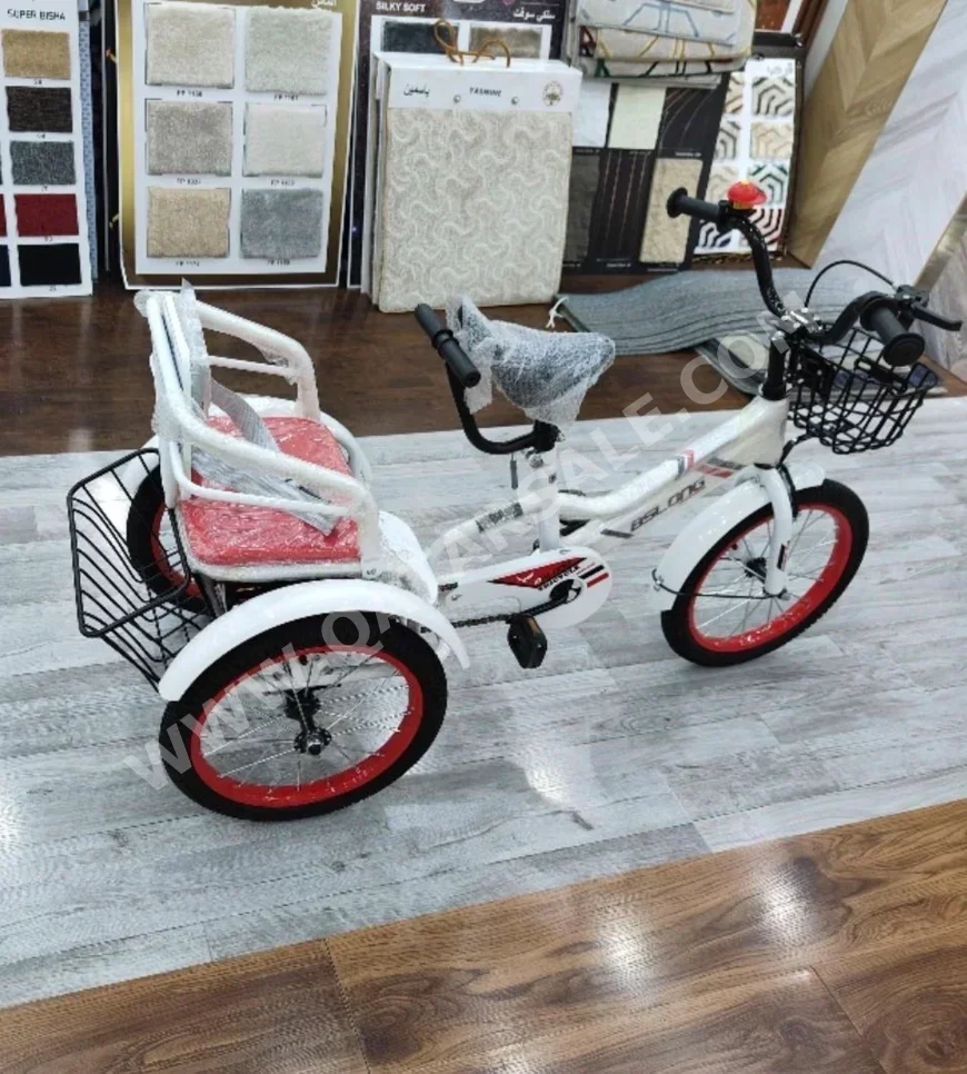 دراجة اطفال  - صغير (15-17 بوصة)  - اللون البيج