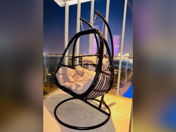 كراسي متأرجحة أسود و رمادي