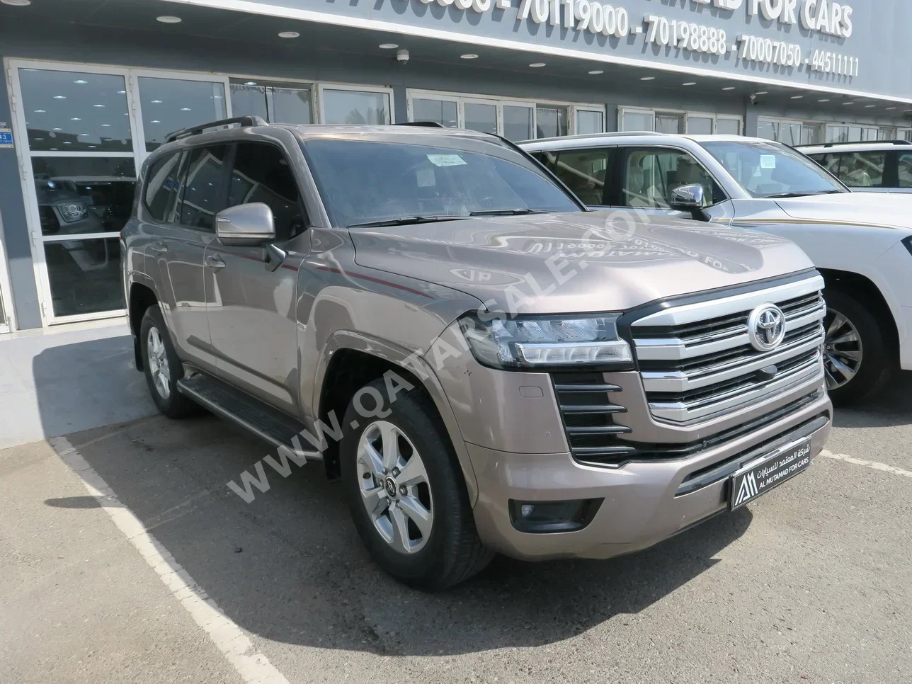 تويوتا  لاند كروزر  جي اكس ار توين توربو  2023  اوتوماتيك  70,000 كم  6 سلندر  دفع رباعي  اس يو في  برونزي  تحت الضمان