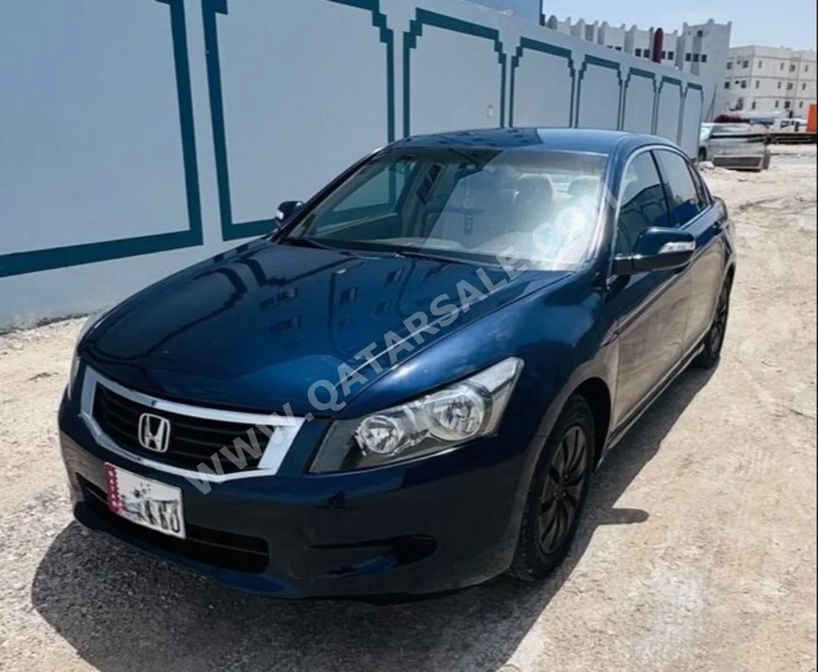 هوندا  اكورد  2008  اوتوماتيك  373,000 كم  6 سلندر  دفع كلي مستمر  سيدان  ازرق
