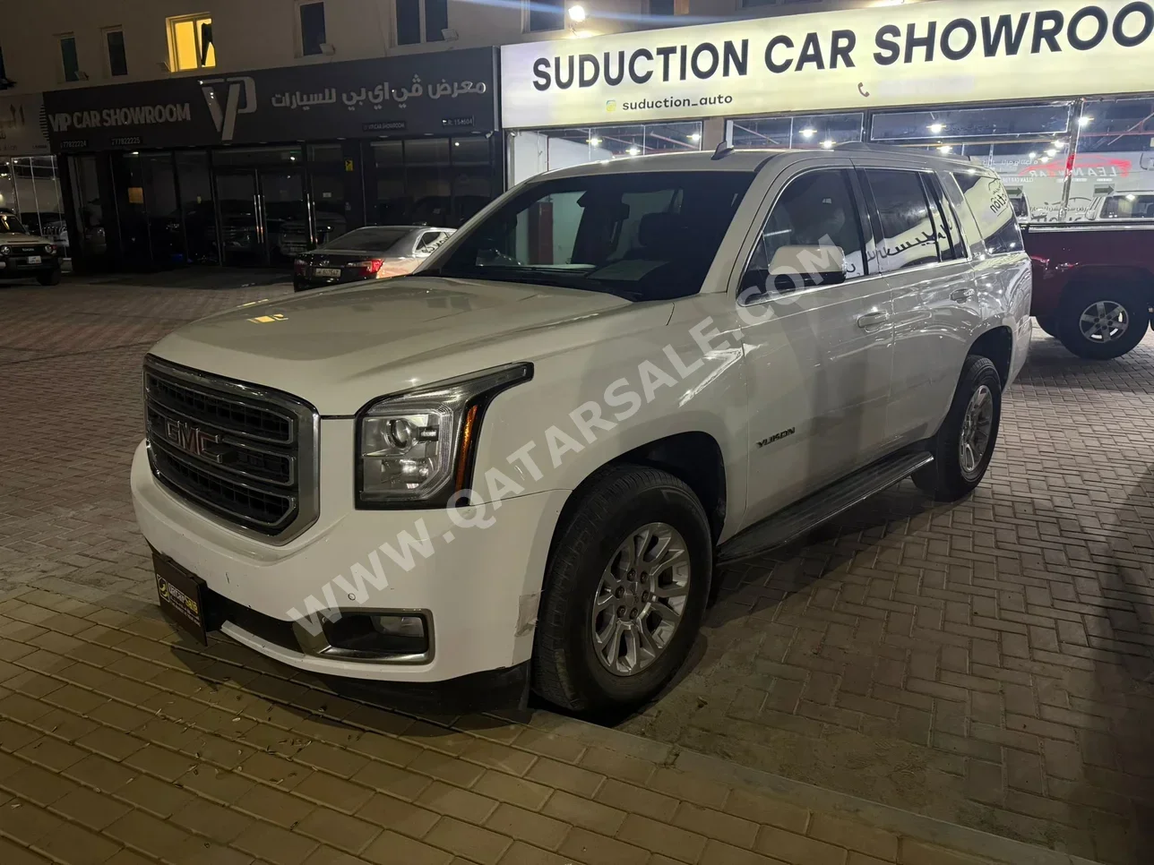 جي ام سي  يوكون  اس ال اي  2015  اوتوماتيك  266,000 كم  8 سلندر  دفع خلفي  اس يو في  أبيض