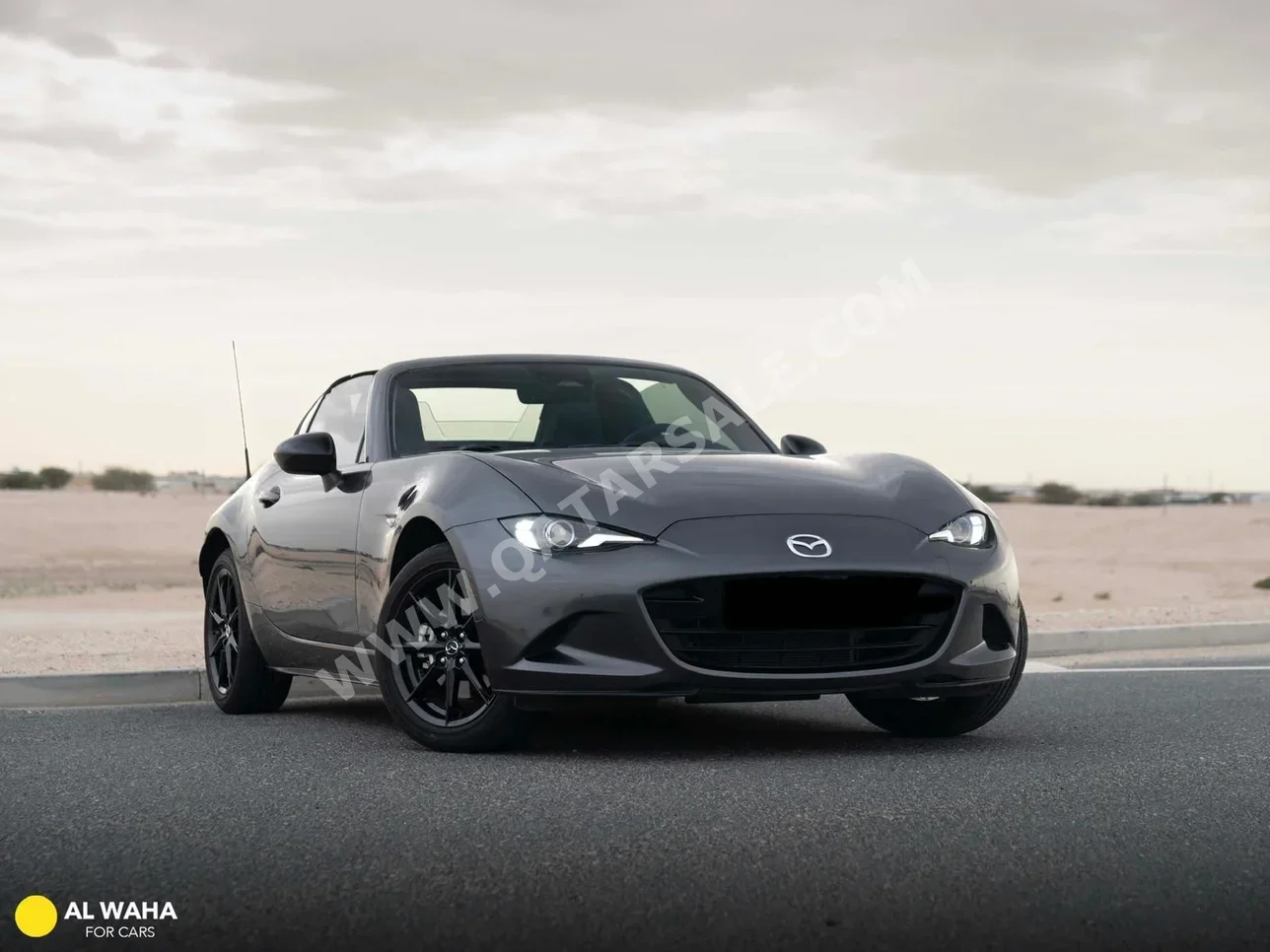 مازدا  ام اكس  5  2024  اوتوماتيك  15,000 كم  4 سلندر  دفع خلفي  كشف  رمادي  تحت الضمان