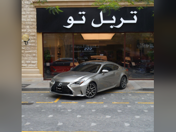 Lexus  RC  350  2015  Automatic  102,000 Km  6 Cylinder  Rear Wheel Drive (RWD)  Coupe / Sport  Sonic Titanium