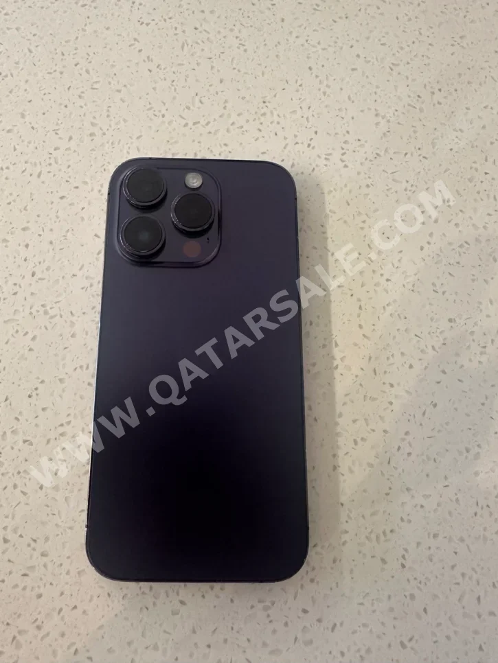 هواتف نقالة ابل  - ايفون 14  - برو  - البنفسجي الفاتح  - 256 جيجابايت